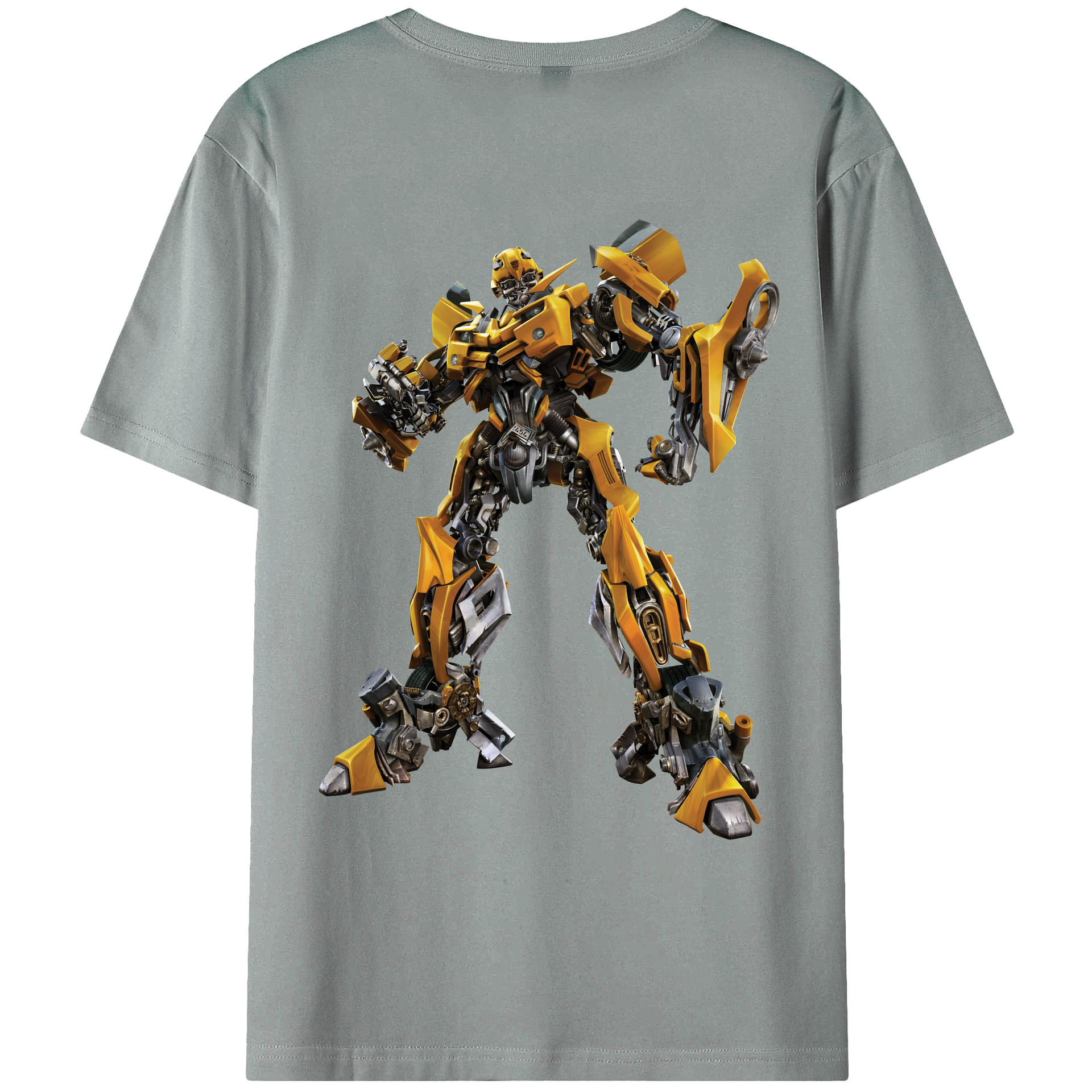 （画像用）  綿100％ メンズ半袖Tシャツ（バックプリント） 通気性